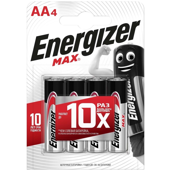 Батарейка MAX E91 AA BP8 RU