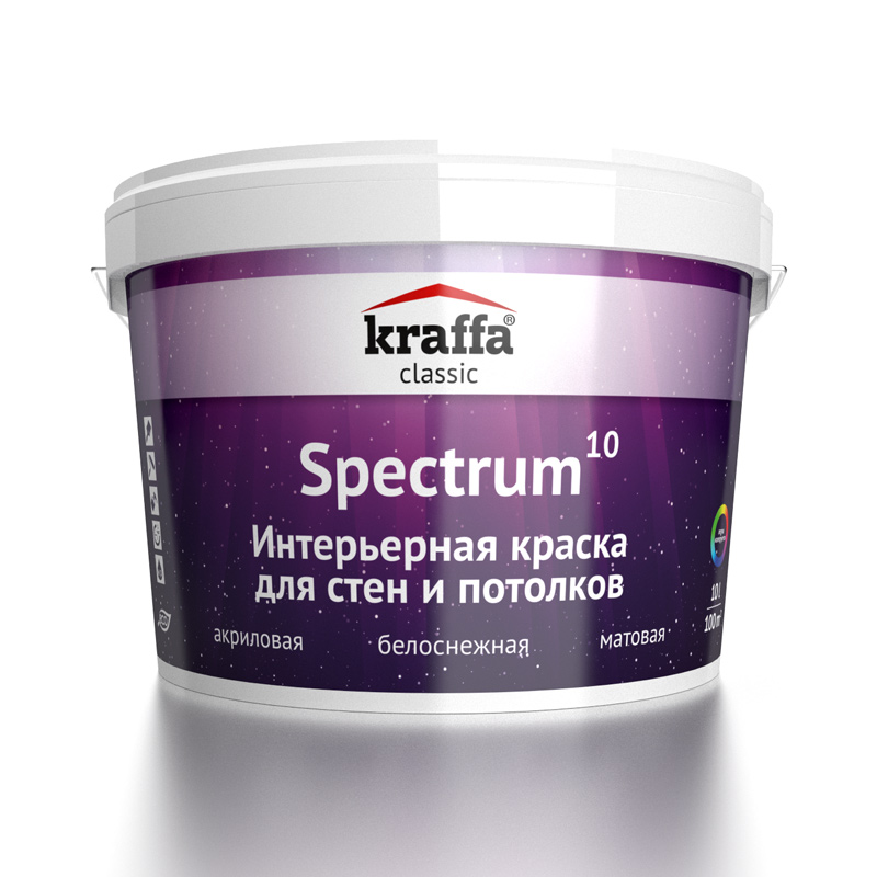 Краска Спектр -10 10 л Kraffa