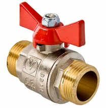 Кран шар   1/2" Нр-Нр. баб. 